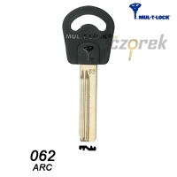 Mul-T-Lock 062 ARC - klucz surowy